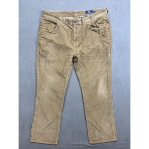 Vineyard Vines 5 Pocket Pants Mens 38x30 Brown Solid Corduroy Preppy Golf Whale